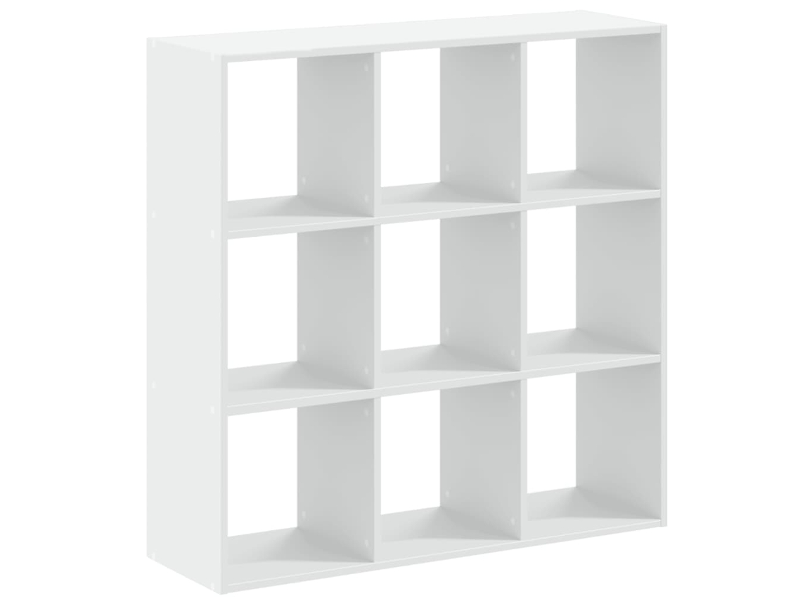 Maison Exclusive - Estantería De Madera De Ingeniería Blanca 102x32x102 Cm