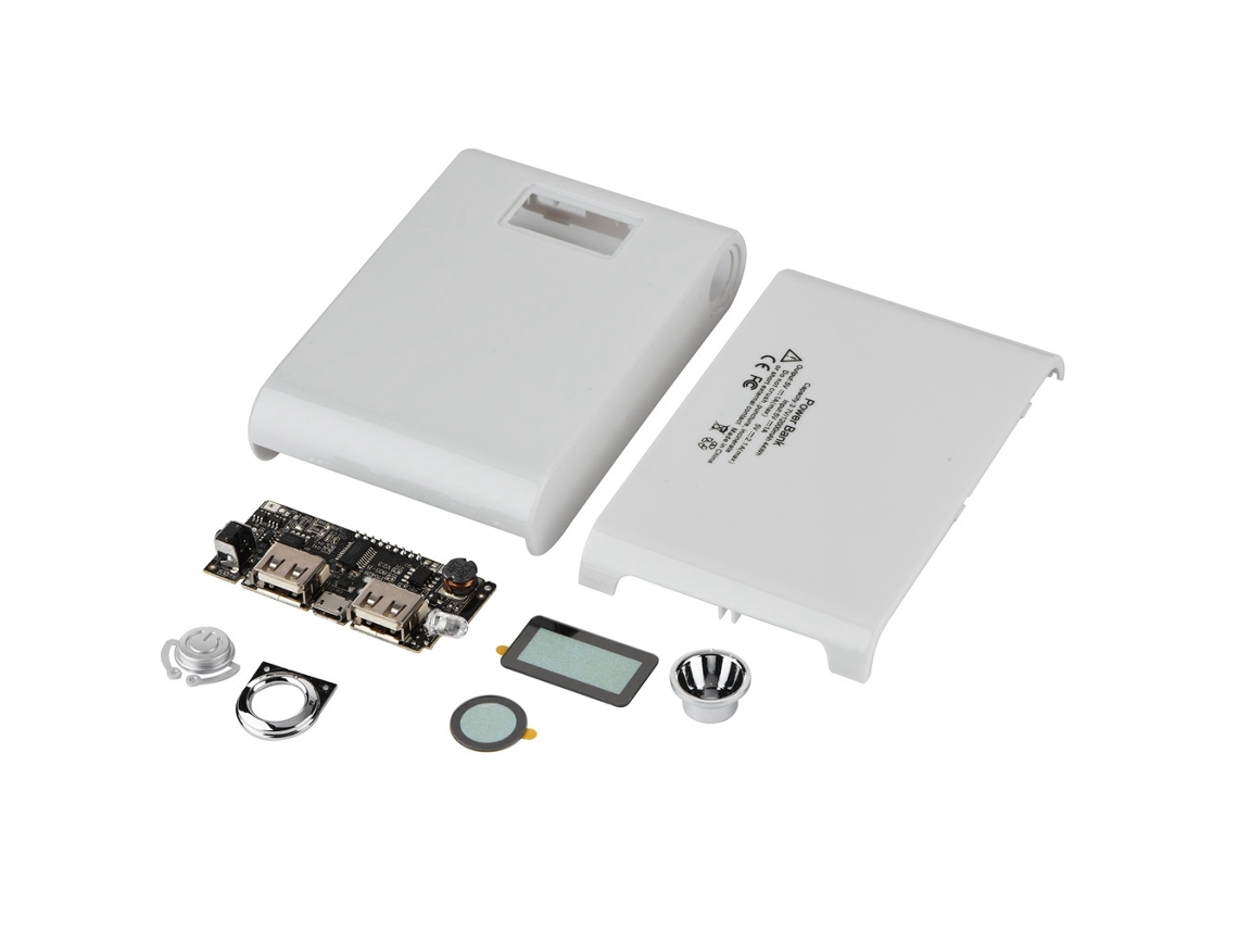 Kit De Power Bank (carga Rápida 4 Celdas 18650 Con Pantalla Digital Led)