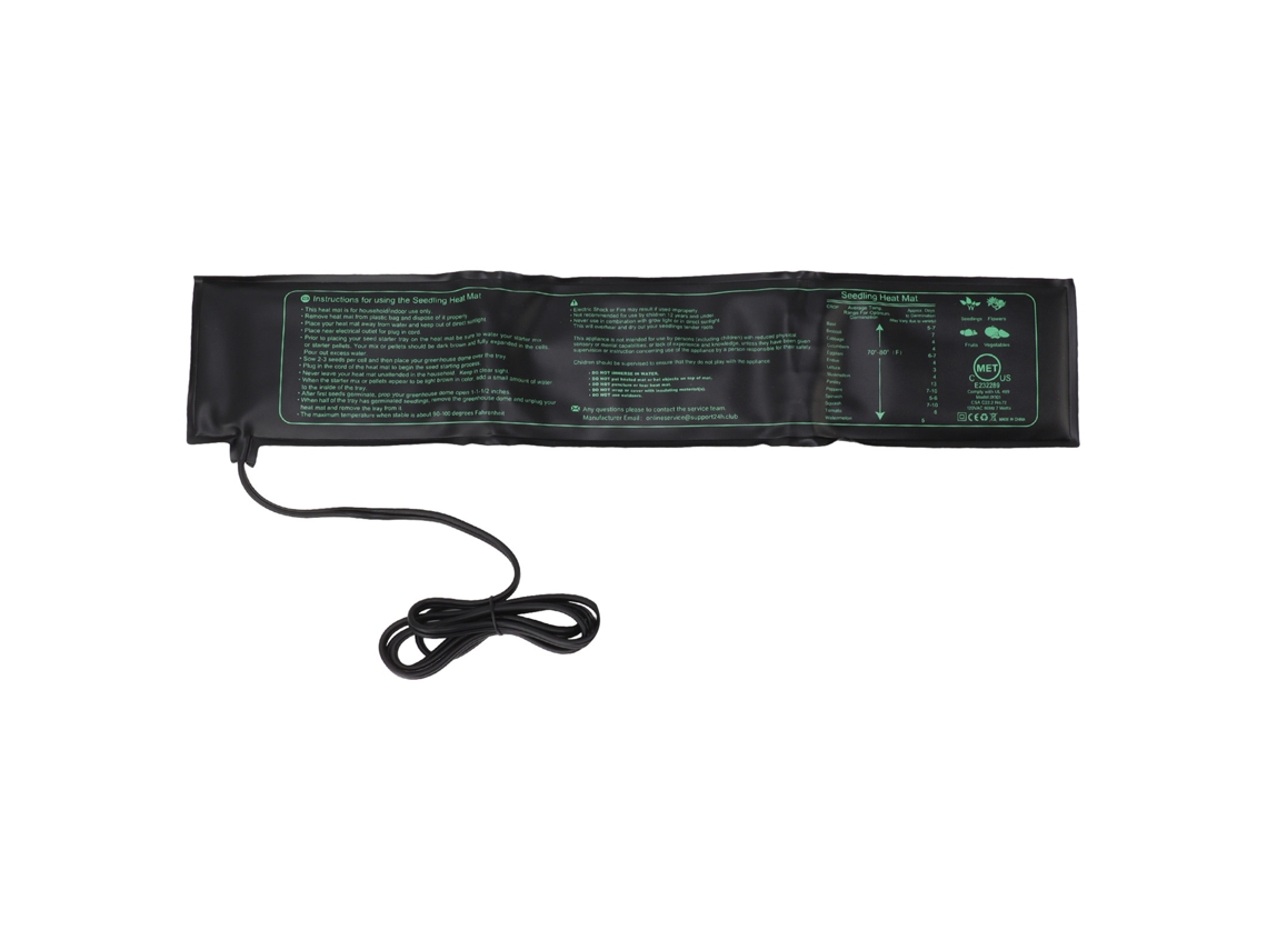 Alfombrilla Térmica Plegable E Impermeable Para Semilleros, Segura Para La Germinación De Plantas De Interior, Enchufe Estadounidense De 110 V.
