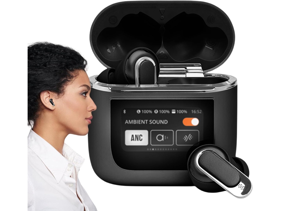 Auriculares Con Cable Inteligentes Con Cancelación De Ruido Y Estuche. Entretenimiento Electrónico.
