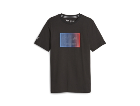 Camiseta de Hombre para Deporte PUMA Bmw Mms Logo Negro (M)