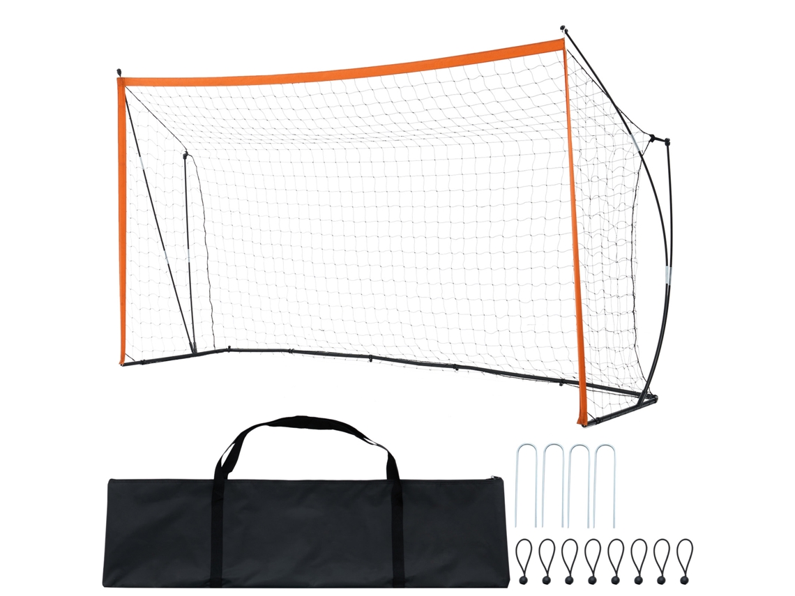 Portería de fútbol portátil Succebuy de 3,6 x 1,8 m para niños, con bolsa de transporte, para patio trasero