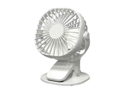 Mini ventilador de escritorio silencioso con clip, ventilador con pilas recargable USB de 10000Mah
