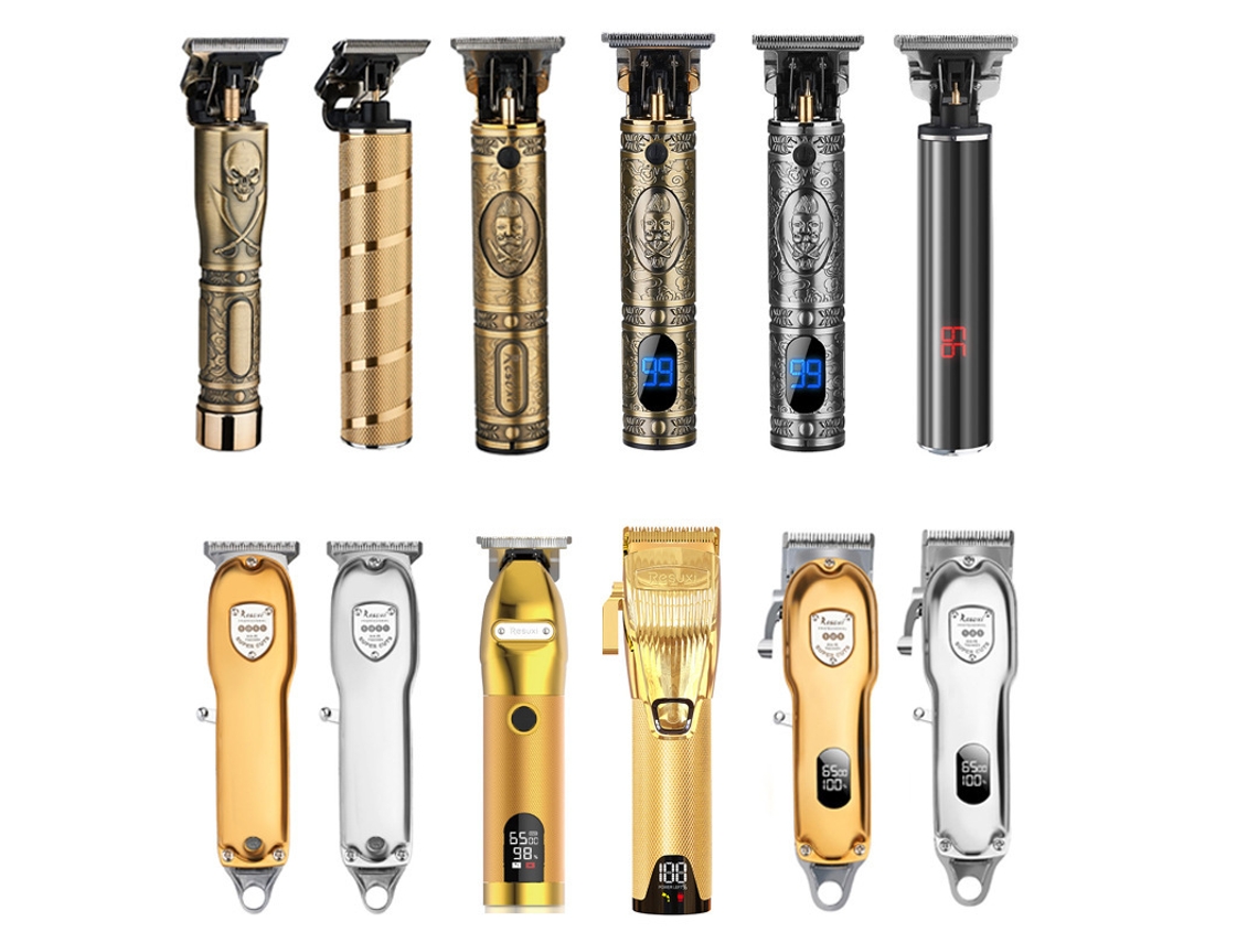 Cortapelos eléctrico de alta potencia con pantalla digital LCD LM 661 Gold Chennnls