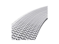 Rejilla Modular con Diseño Transversal de 22 mm de alto, 245 mm de ancho, blanca (1 ud) SUINGA