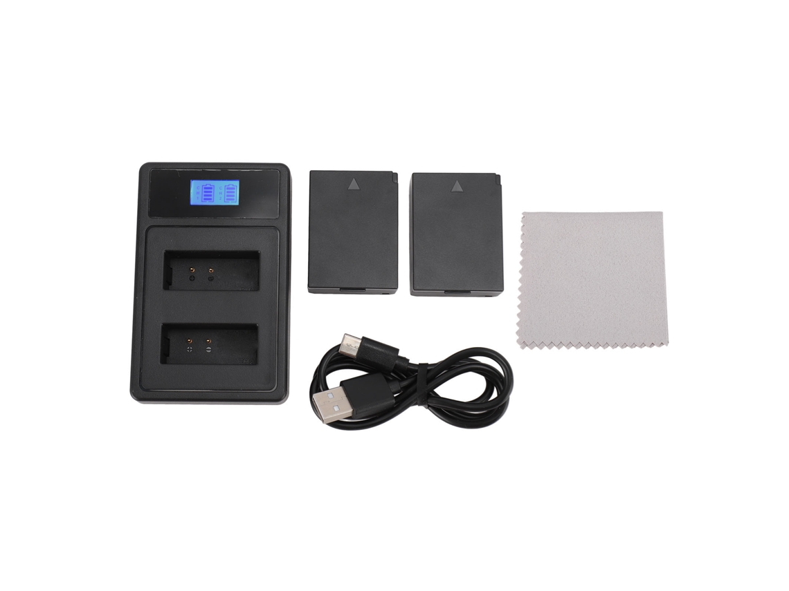 Batería De Cámara De 2300 Mah Con Cargador Portátil Para Kiss X50 X70 T5 T3 T100 4000d 3000d 2000d 1500d 1300d 1200d 1100d