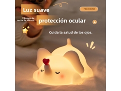 (elefante) Luz Nocturna Led De Silicona Con Sensor Táctil