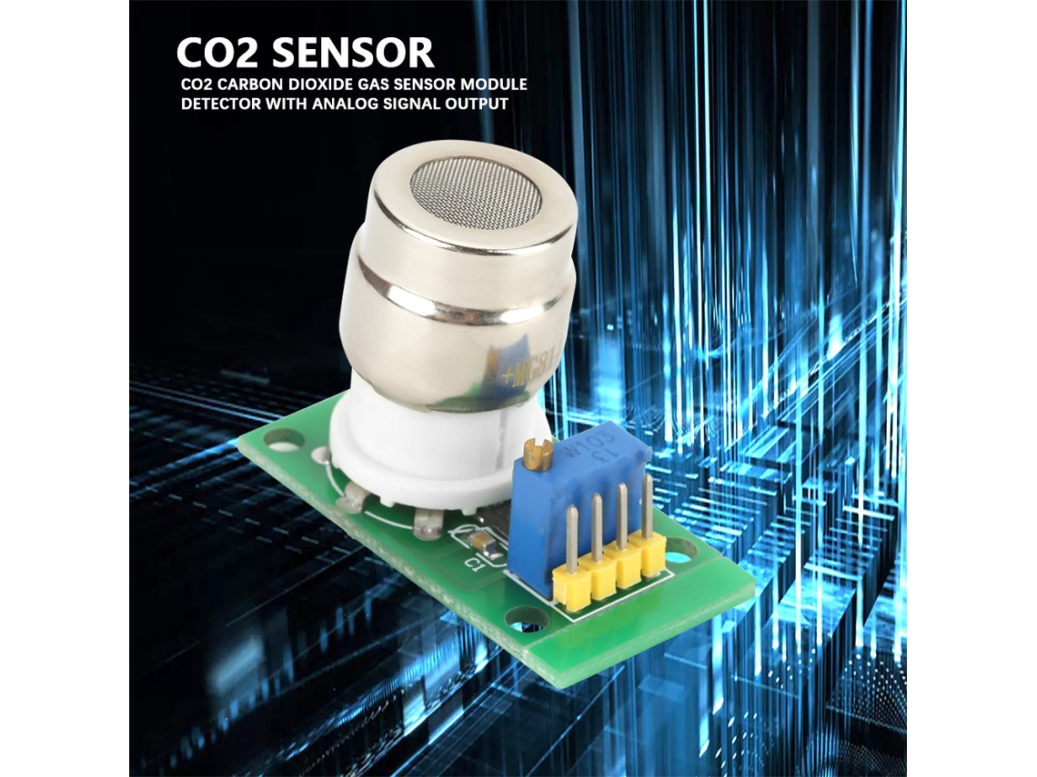 Módulo Sensor De Gas Dióxido De Carbono Co2 Con Salida Analógica Detector