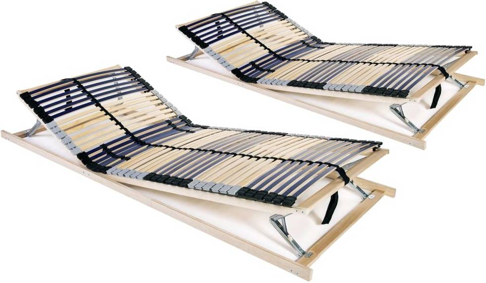 Somieres De Cama 2 uds con 42 7 zonas vidaxl 90x200 cm 146 kg