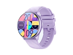 Reloj inteligente IPX8, resistente al agua, ultrafino, para mujer, con funciones de salud y fitness, color morado, Yizhood