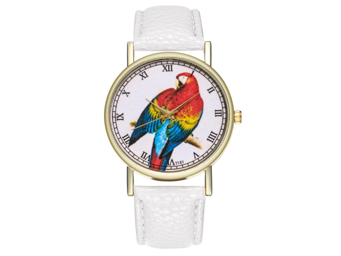 Reloj De Pulsera Unisex De Cuarzo Zhoulianfa Blanco Con Correa De Piel Sintética.