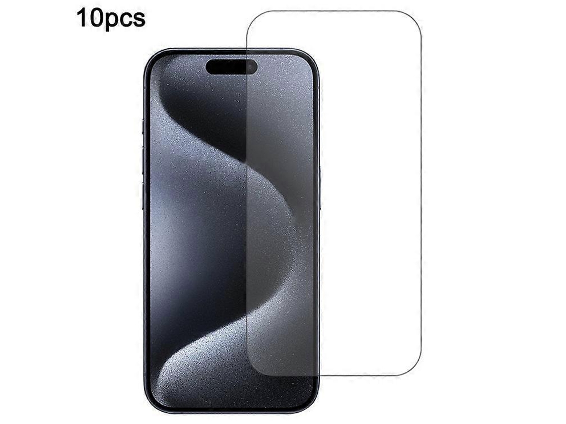Protector de pantalla de aluminio y silicona de alta calidad, 0,33 mm, 2,5d, compatible con iPhone 16 Pro, 10 unidades Vledary