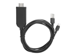 Cable Adaptador Ld32 Ios A Hdmi, Convertidor De Vídeo Para Proyectores Y Televisores 1080p, Plug And Play.