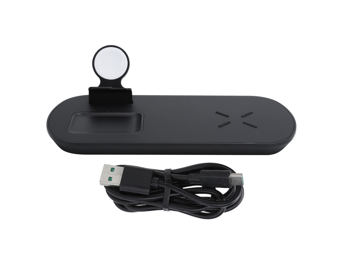 Estação De Carregamento Sem Fio 3 Em 1 Xdlwa06 5w/7.5w/10w/15w Para Celular Apple Watch Ios Pro