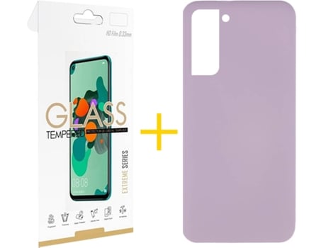 Carcasa + Protector de Pantalla para Samsung Galaxy S22 Plus 5G SKYHE Morado