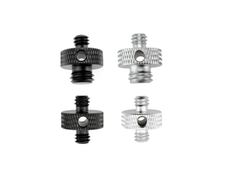 1/4 macho a 1/4 macho 1/4 a 3/8 macho rosca trípode adaptadores de tornillo paquete de 4