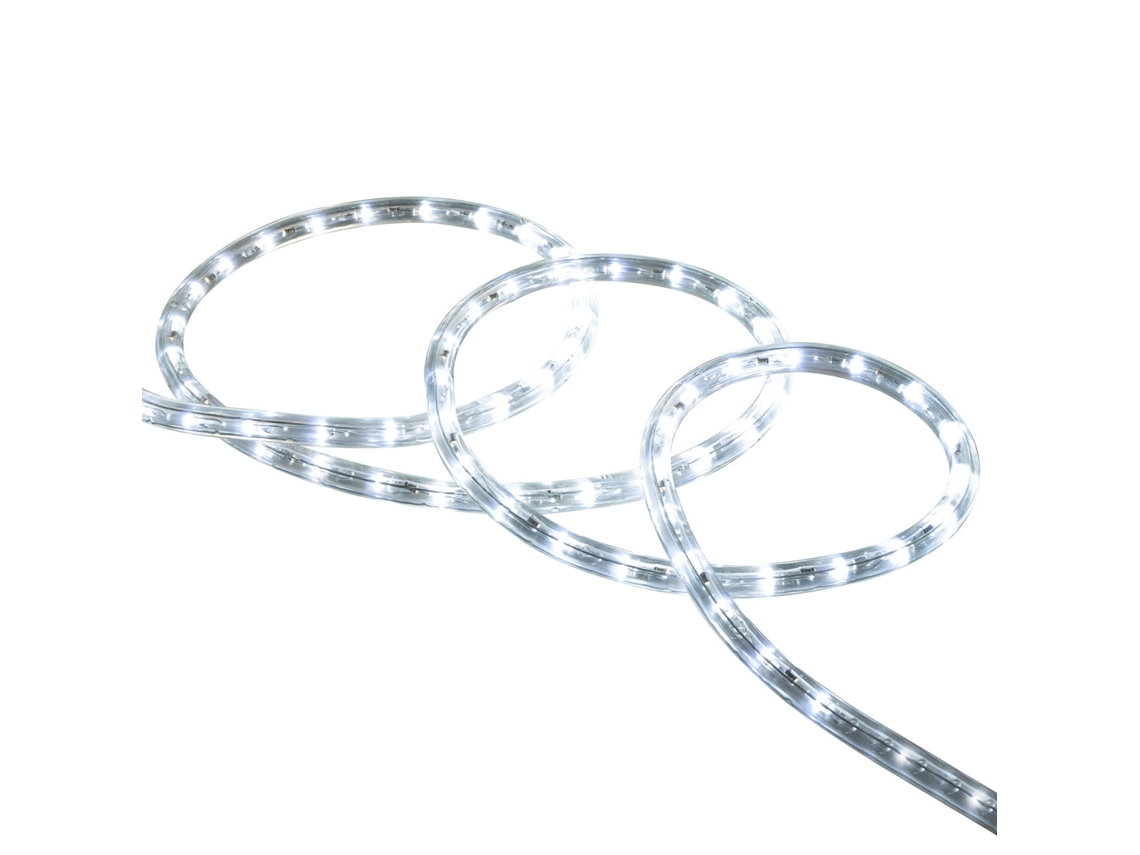 Manguera LED Redonda 220V AC 36 LED/m Blanco Frío IP65 a Medida Corte cada 100 cm