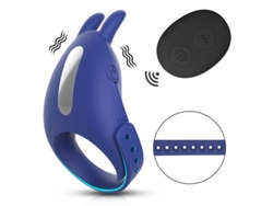 Vibrador Ajustable Con Control Remoto Con 7 Modos De Vibracin Para Hombres (azul)