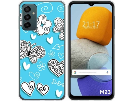 Carcasa para Samsung Galaxy M23 5G TUMUNDOSMARTPHONE Dibujos Mariposas Multicolor