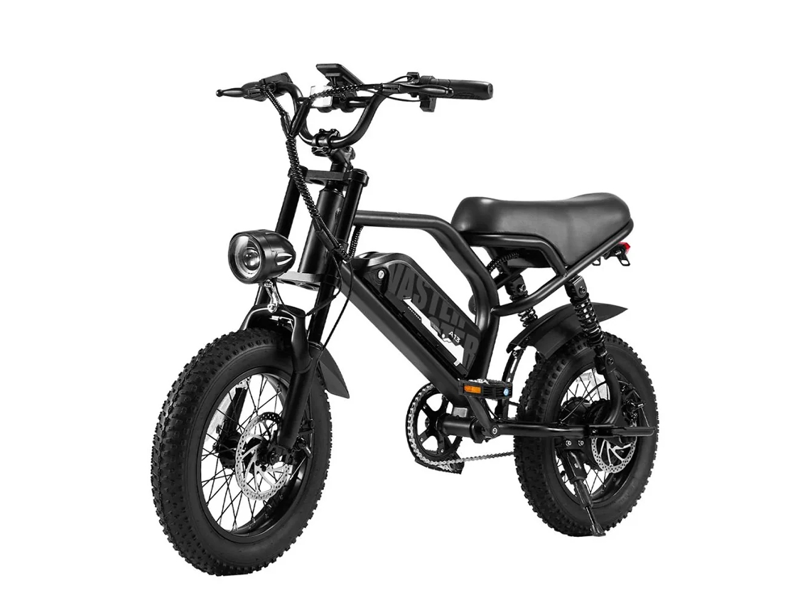 Bicicleta eléctrica Avdl A13 con suspensión total y batería extraíble de 36V 12,8Ah.
