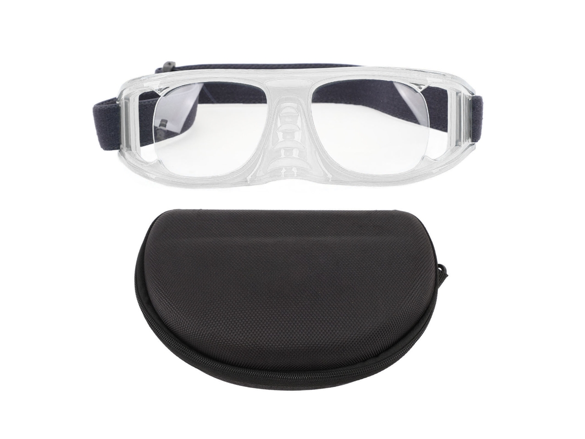Gafas Deportivas Antivaho Con Lentes A Prueba De Explosiones Y Correa Ajustable Para Baloncesto, Correr Y Ciclismo - Blancas
