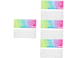 Juego De 8 Fundas De Silicona Para Teclado De Portátiles, Resistentes Al Agua.