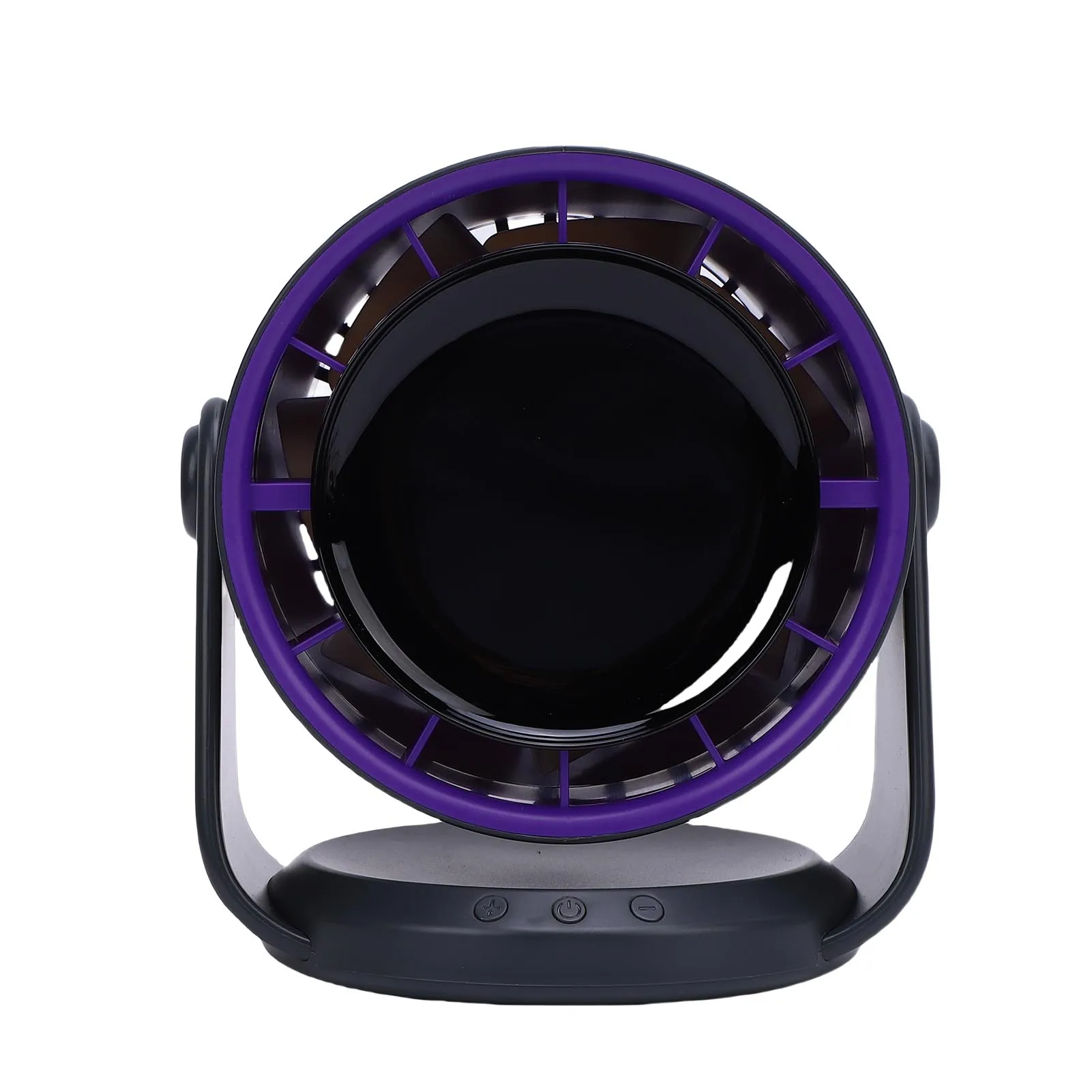 Ventilador De Escritorio Usb Recargable (gris), 100 Velocidades Ajustables, Funcionamiento Silencioso.