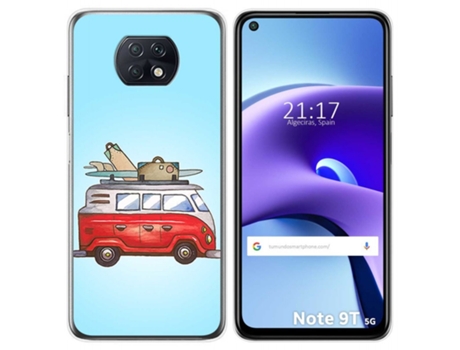 Carcasa Xiaomi Redmi Note 9T 5G TUMUNDOSMARTPHONE Dibujos Multicolor