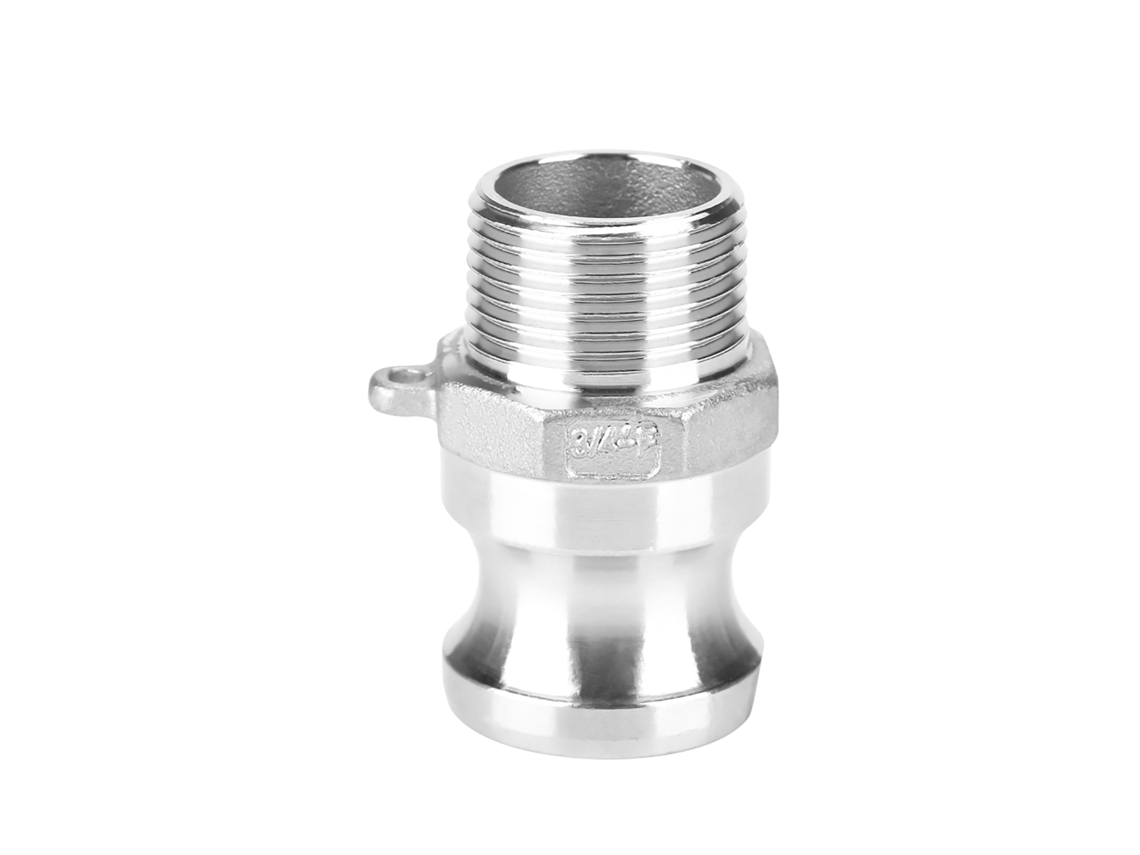 Adaptador Para Bomba De Basura F Dn20 3/4" Acero Inoxidable Conexión Rápida Camlock Con Rosca Macho