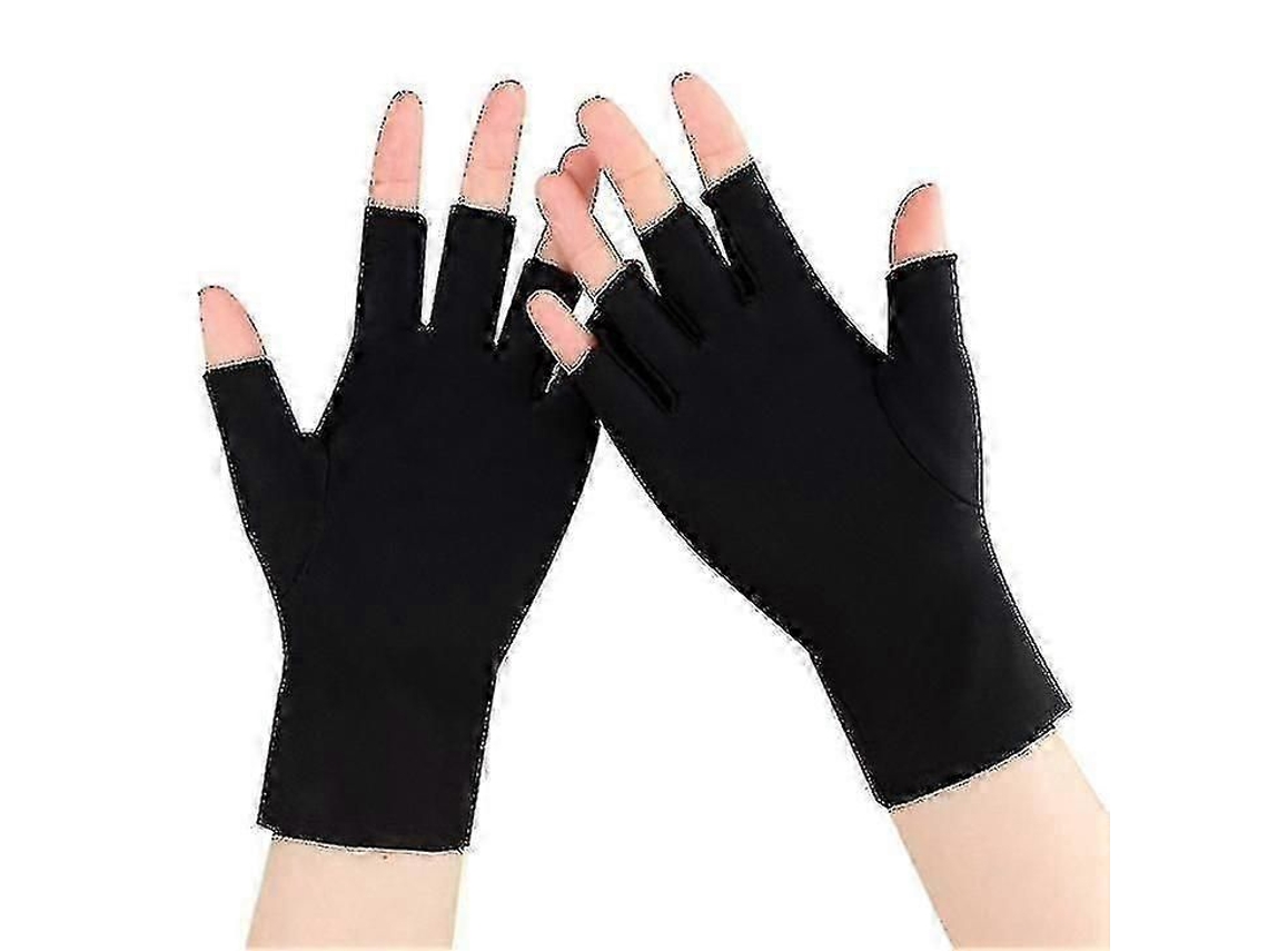 Luva Uv Para Lâmpada De Unha De Gel, Luvas De Proteção Uv Para Manicures