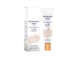 Crema BB Ivory White, tónico hidratante protector con niacinamida y vitamina E, disimula las imperfecciones.