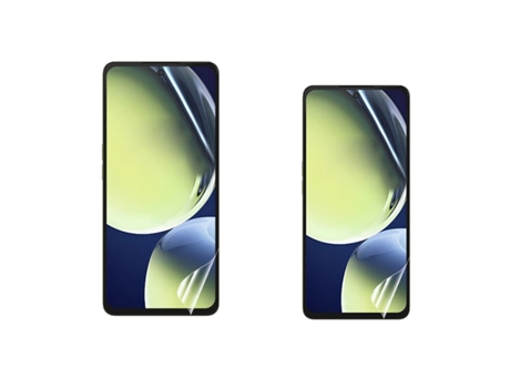 Conjunto de Protectores de Pantalla Protectoras Frente para Oppo Oppo F23 5G GIFT4ME Hidrogel Transparente (2un)