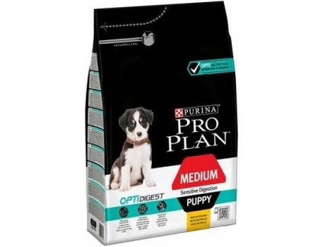 Pienso para Perros PURINA Pro Plan (3Kg - Seco - Razas Medianas - Sabor: Pollo)