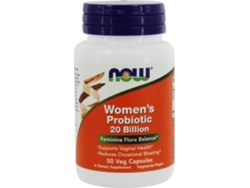 Complemento Alimentar NOW De Probióticos Femininos (50 cápsulas vegetais)
