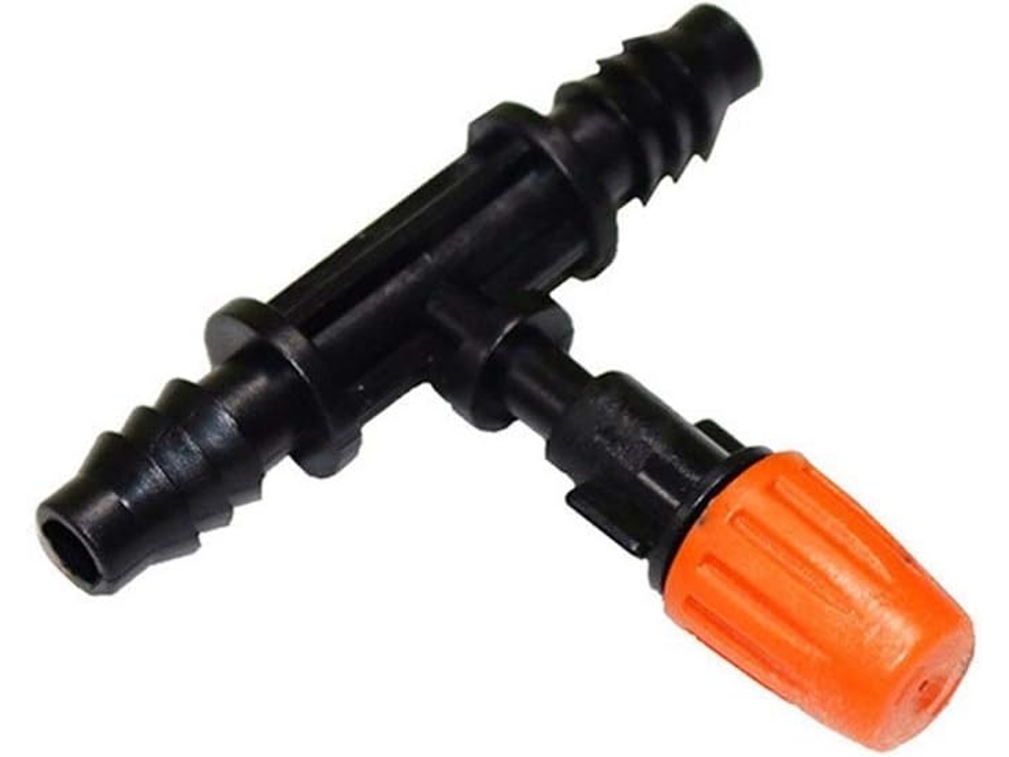 100 Boquillas Nebulizadoras De Riego Para Jardín Color Naranja Con
