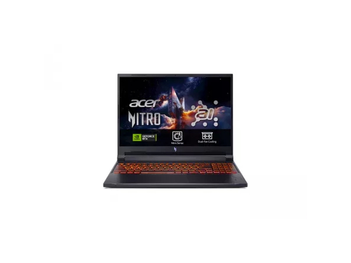 Laptop Acer Nh.u1feb.006 (negro - 1 Tb Ssd - Enchufe Eu - 16,1" - Qwerty Español - 32 Gb Ram - Amd Ryzen 7 - Nvidia Geforce Rtx 5070)