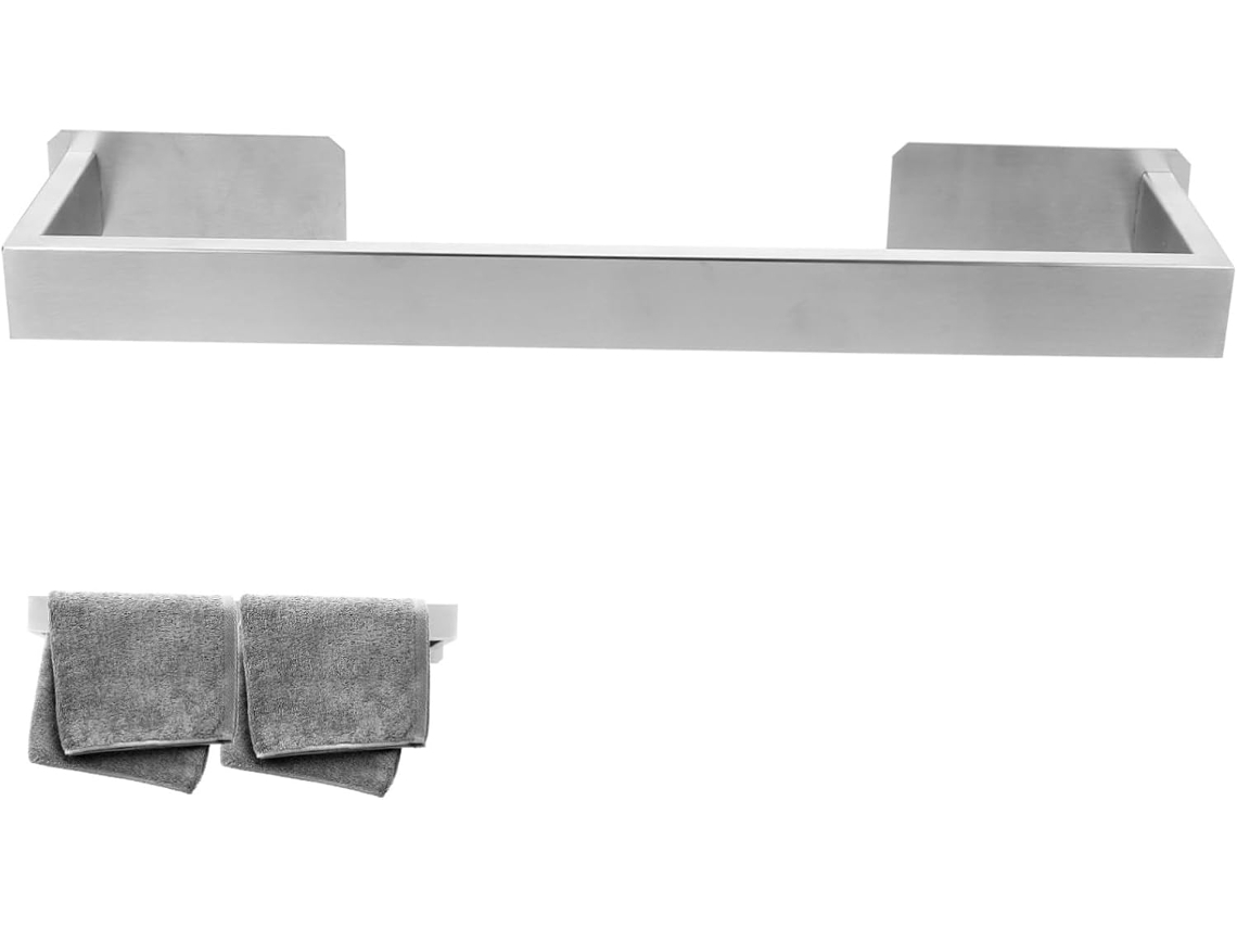 Toallero autoadhesivo de acero inoxidable, barra de toalla para montar en pared, ideal para Gokoco.