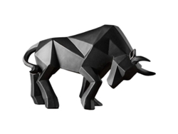 2026-figura De Toro De Resina Escultura De Toros Decoración Hogar Hotel Café Ornamentos Animales Modernos
