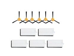 Kits de repuesto para filtros de cepillo lateral compatibles con Ecovacs Deebot N79