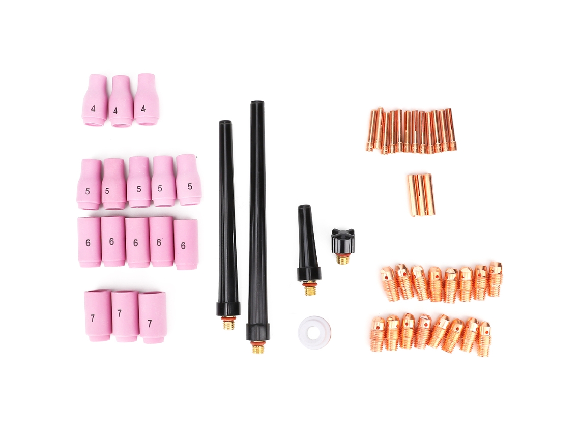 Accesorios Para Antorcha Tig, 53 Piezas, Copa De Alúmina Para La Colección Wp9, Wp-20 Y Wp25, Cubierta Trasera De Cerámica.