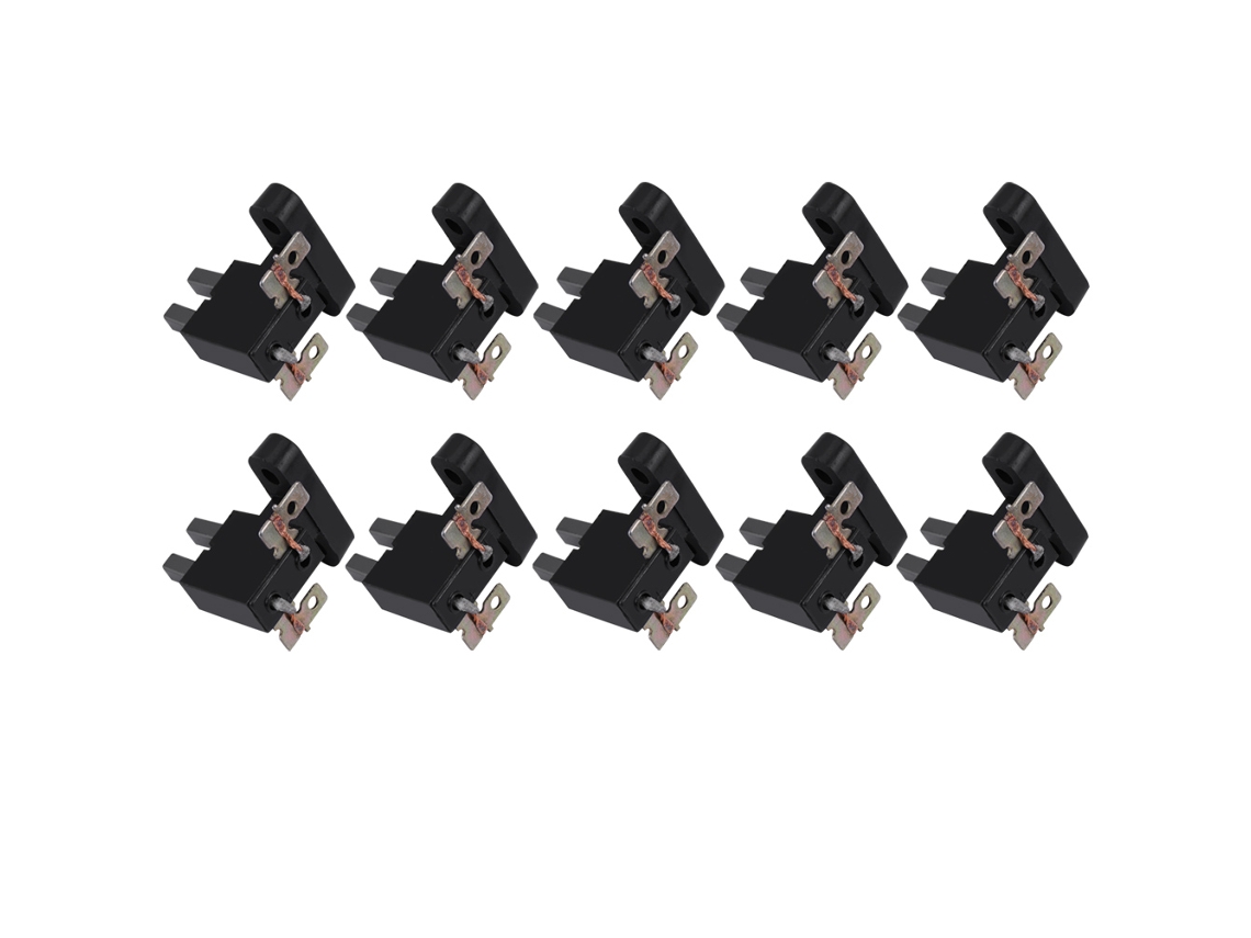 10 Escobillas De Carbón Universales Para Generadores De 4 Kw, 5 Kw Y 7 Kw. Dimensiones: 15 X 10 X 2 Cm.