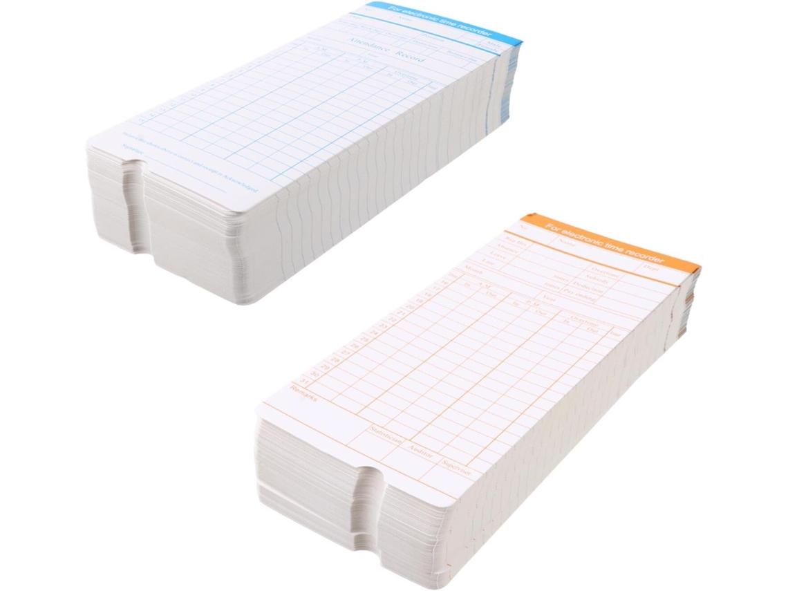 Hojas de control horario mensuales a doble cara para registrar las horas trabajadas (formato calendario)...