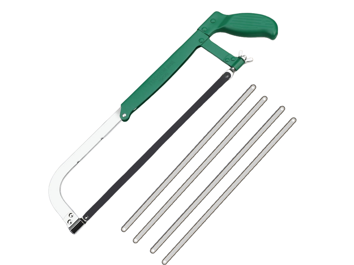 KOFIHETY Herramienta de carnicería EINNENFFER, Juego profesional con 4 cuchillas de repuesto, aleación de aluminio, ajustable, para cortar huesos