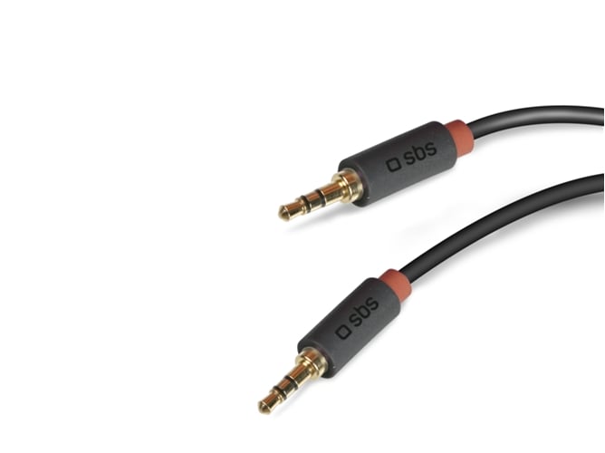 Cable Audio Jack SBS Stereo negro