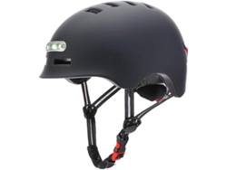 Casco De Bicicleta Infantil Con Faros Led Y Luces De Advertencia Traseras - Resistente