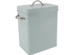 Dispensador de detergente en polvo de metal, acero inoxidable, para lavandería/cocina. Slowmoose