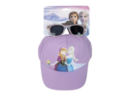 Set de gorra y gafas de sol FROZEN 2 Piezas Rosa (54 cm)