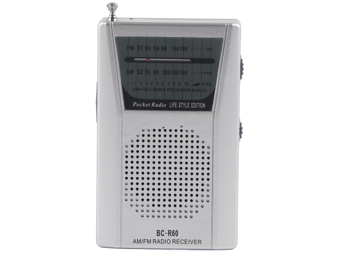 Radio Portátil Am/fm De Transistores Con Altavoz De 5 W, Funciona Con Pilas, Ideal Para Viajes, Emergencias Y Uso Doméstico.