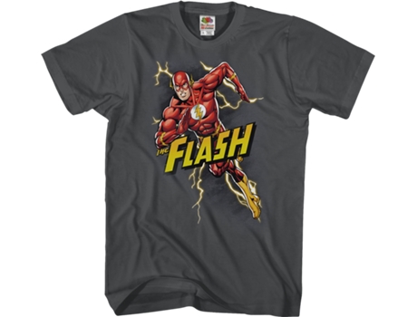 Camiseta de Hombre SUPERHEROMARVEL Lightning Flash Dc Algodón (M)