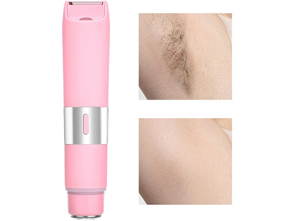 Tondeuse Para Poils Du Corps Des Femmes, Rasoir Électrique Double Cabeza Humide Y Sec Étanche